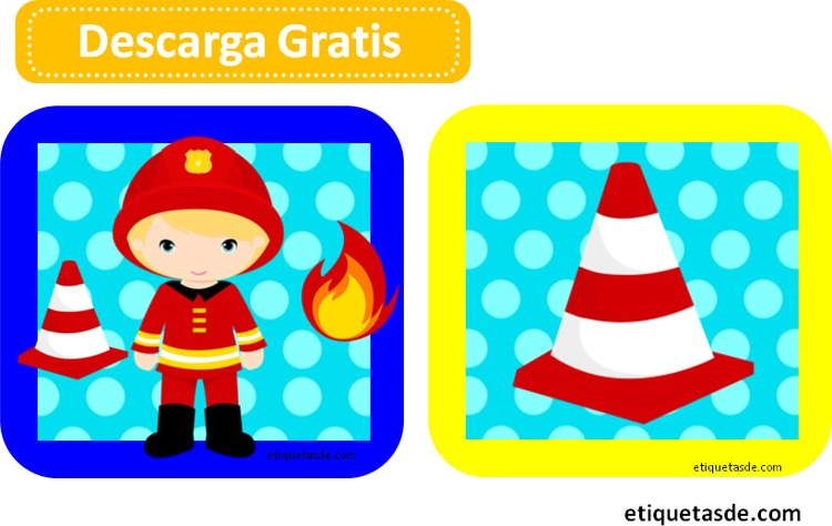 Kit de Bomberos para Imprimir Gratis