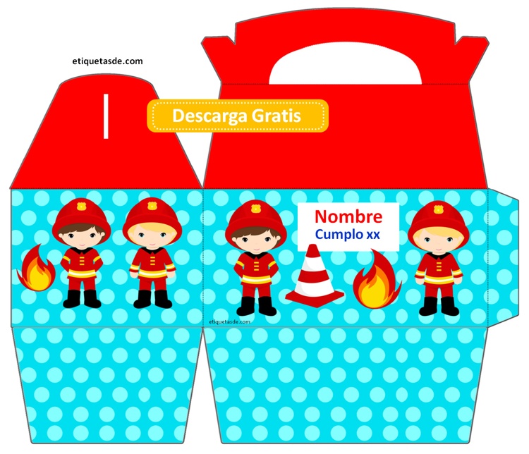 Kit de Bomberos para Imprimir Gratis